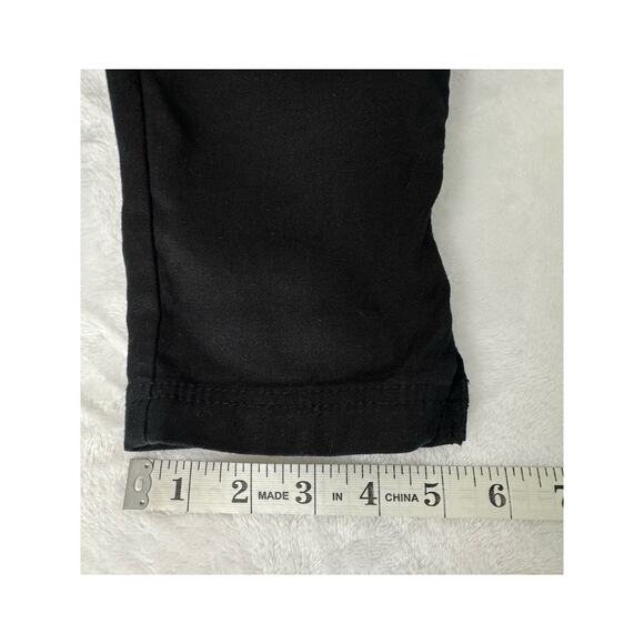 Anthropologie Elevenses Romy Paperbag Waist Linen Cargo Pants Black Size XS - Picture 11 of 11